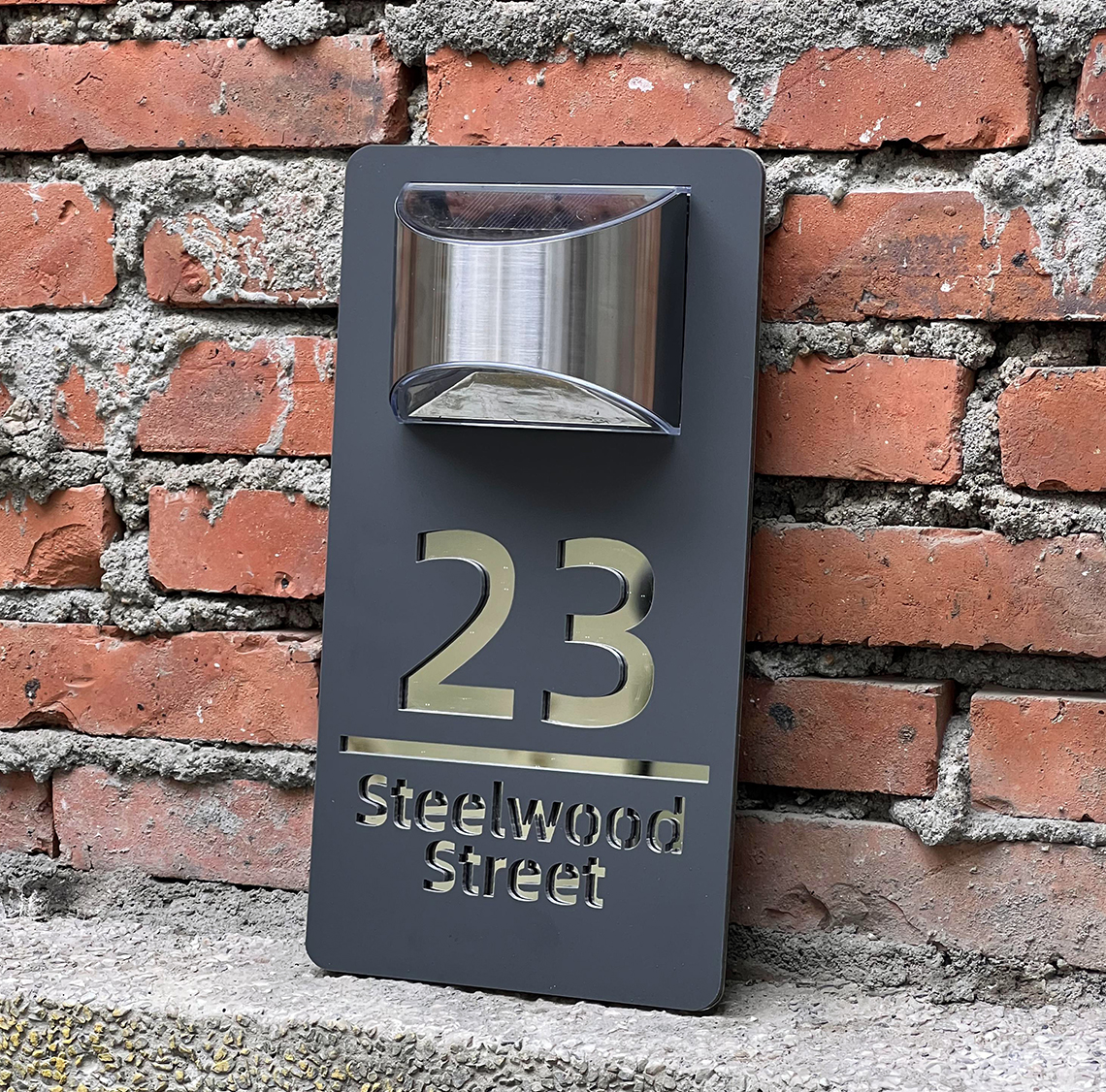 Outdoor Power Number - Customized Solar Exterior House Numbers LED