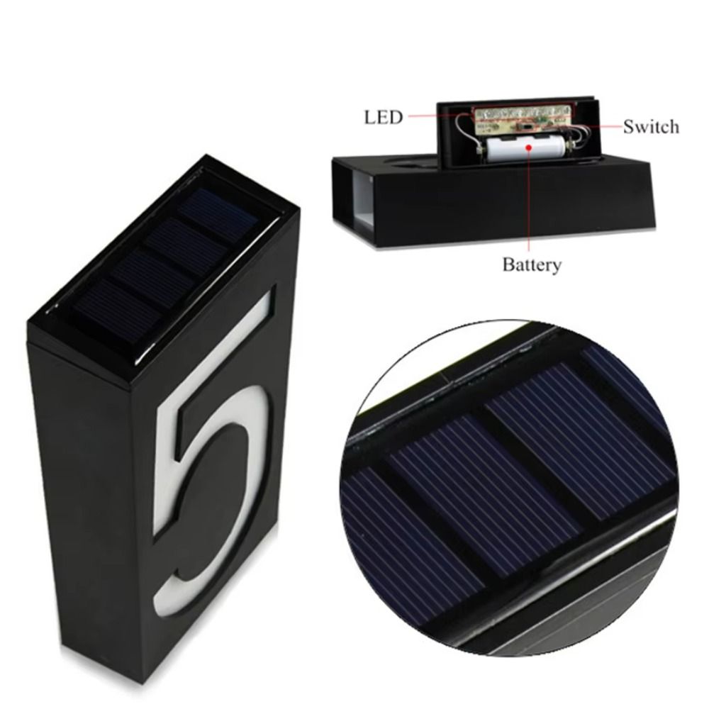 Easy Install Solar LED House N - Outdoor Power Number recension och pris