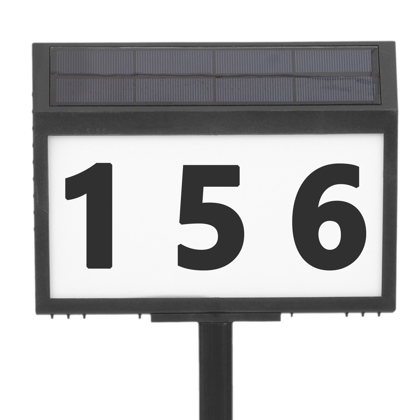 1 set 1 Set Led Solar Powered  - Outdoor Power Number recension och pris