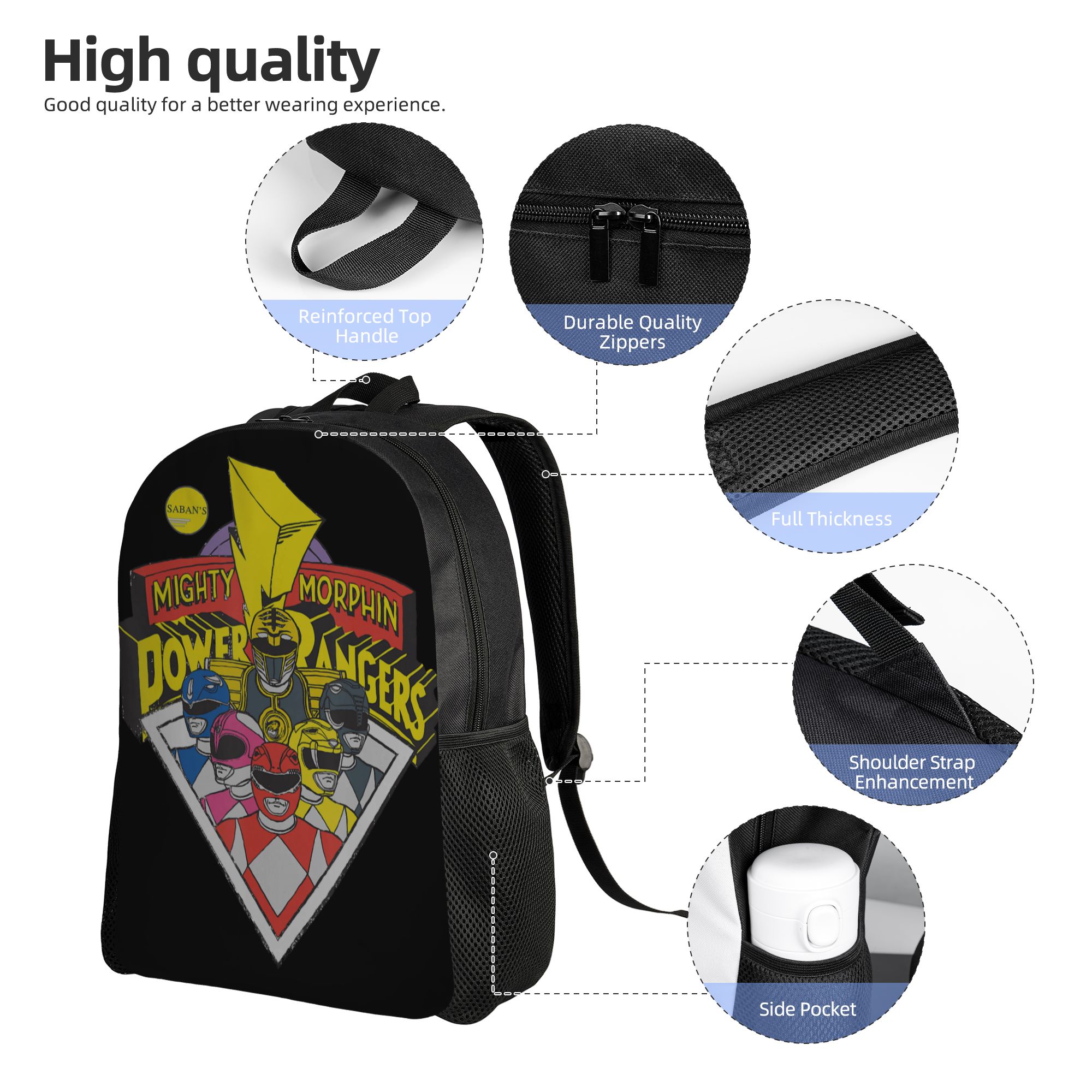 Bandai backpacks Power Rangers - Outdoor Power Group recension och pris