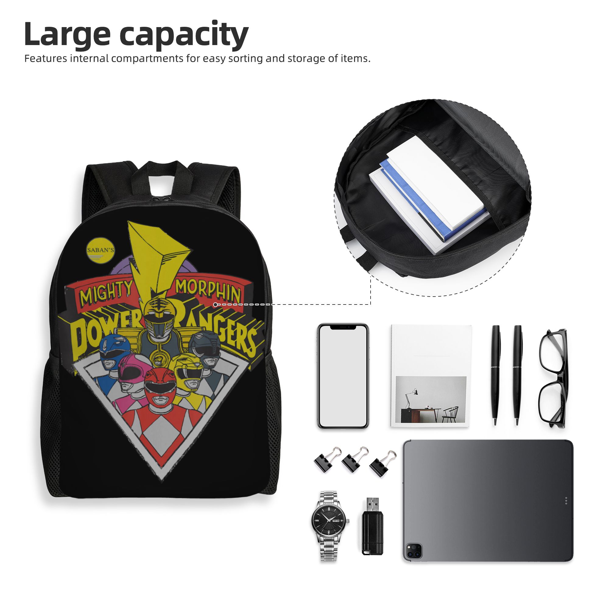 Bandai backpacks Power Rangers - Outdoor Power Group recension och pris