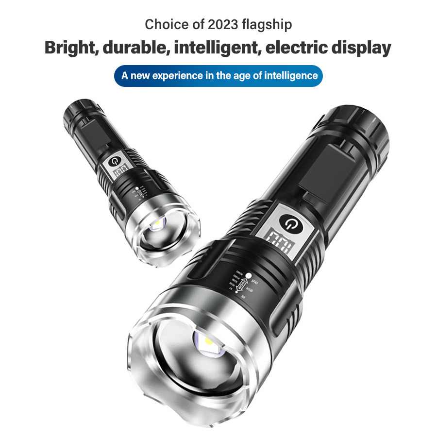 High Power 200000LM LED Flashl - Outdoor Power For Camping recension och pris