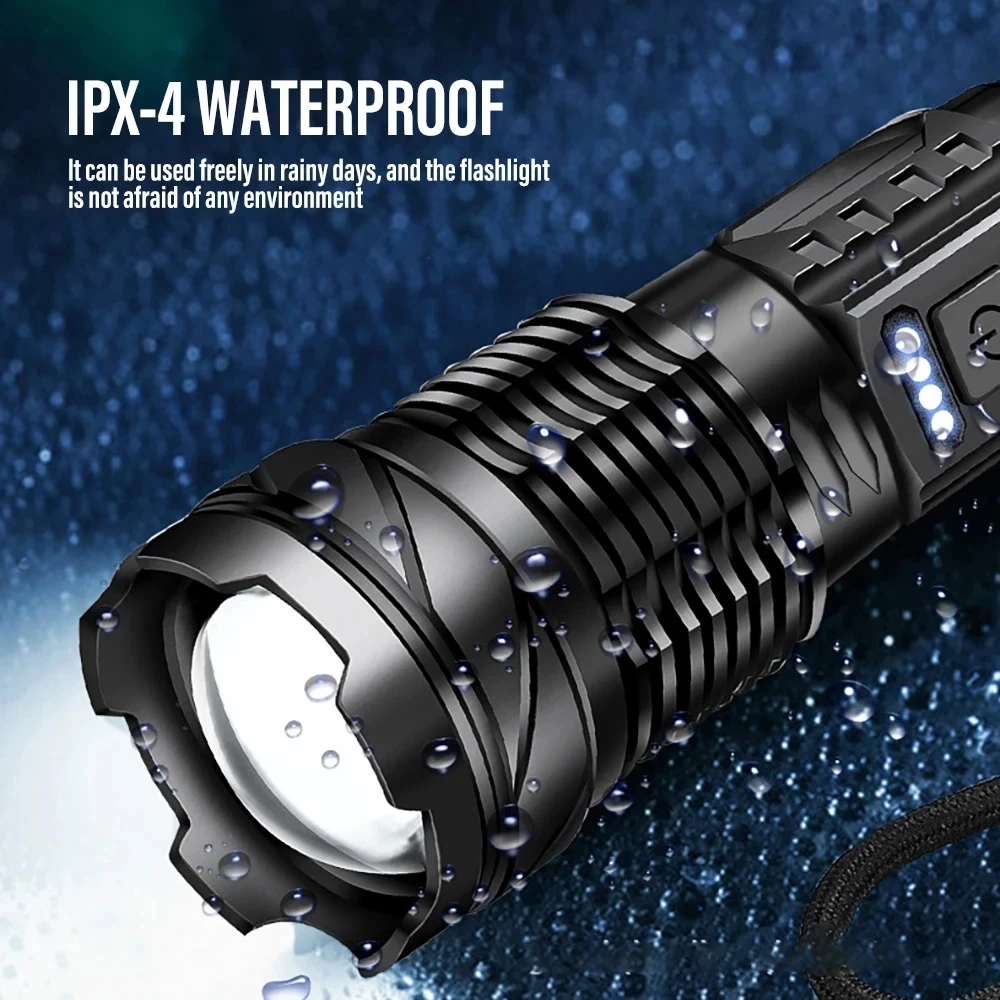 Powerful LED Flashlight Rechar - Outdoor Power For Camping recension och pris