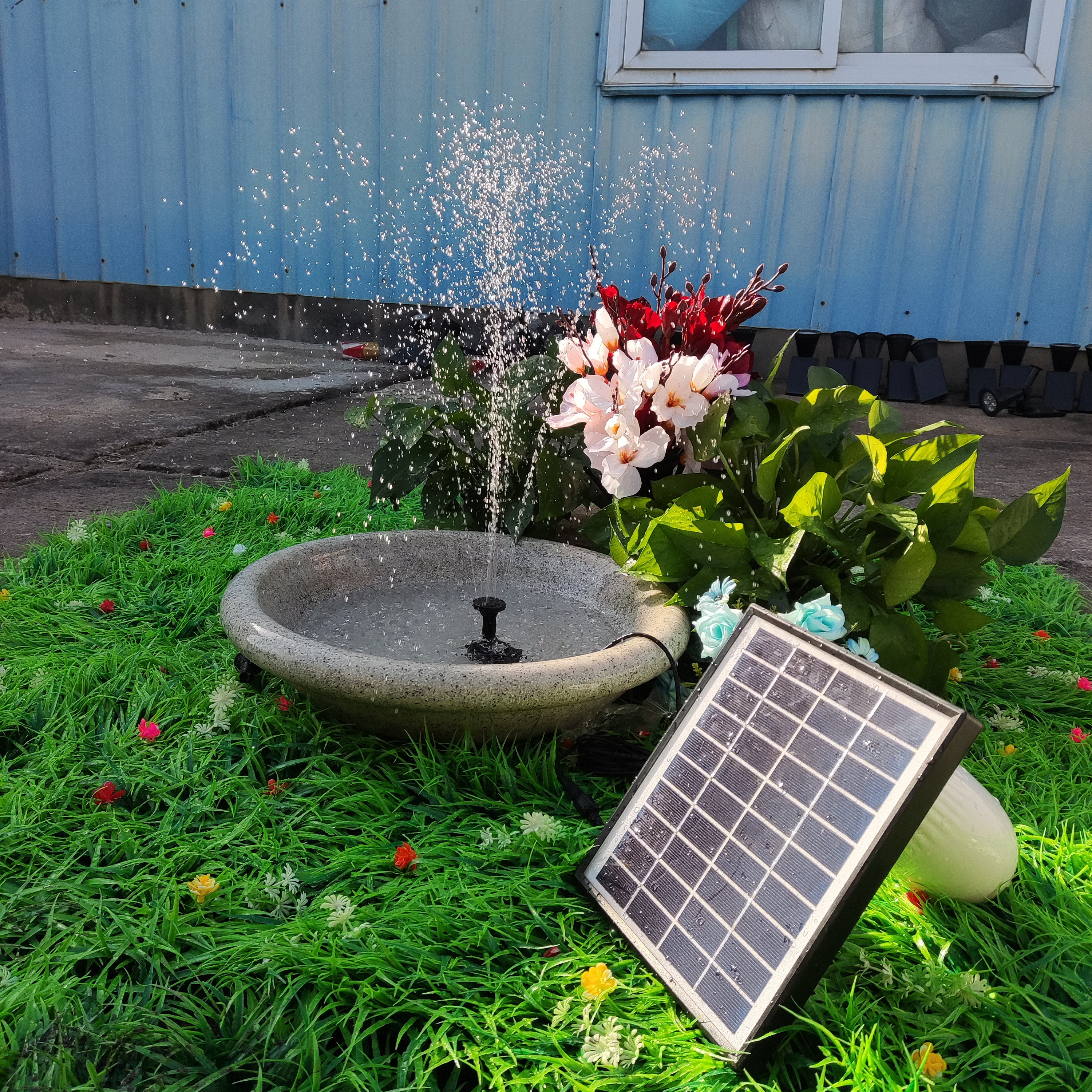 Solar Fountain, Solar Powered  - Water Pump Submersible recension och pris