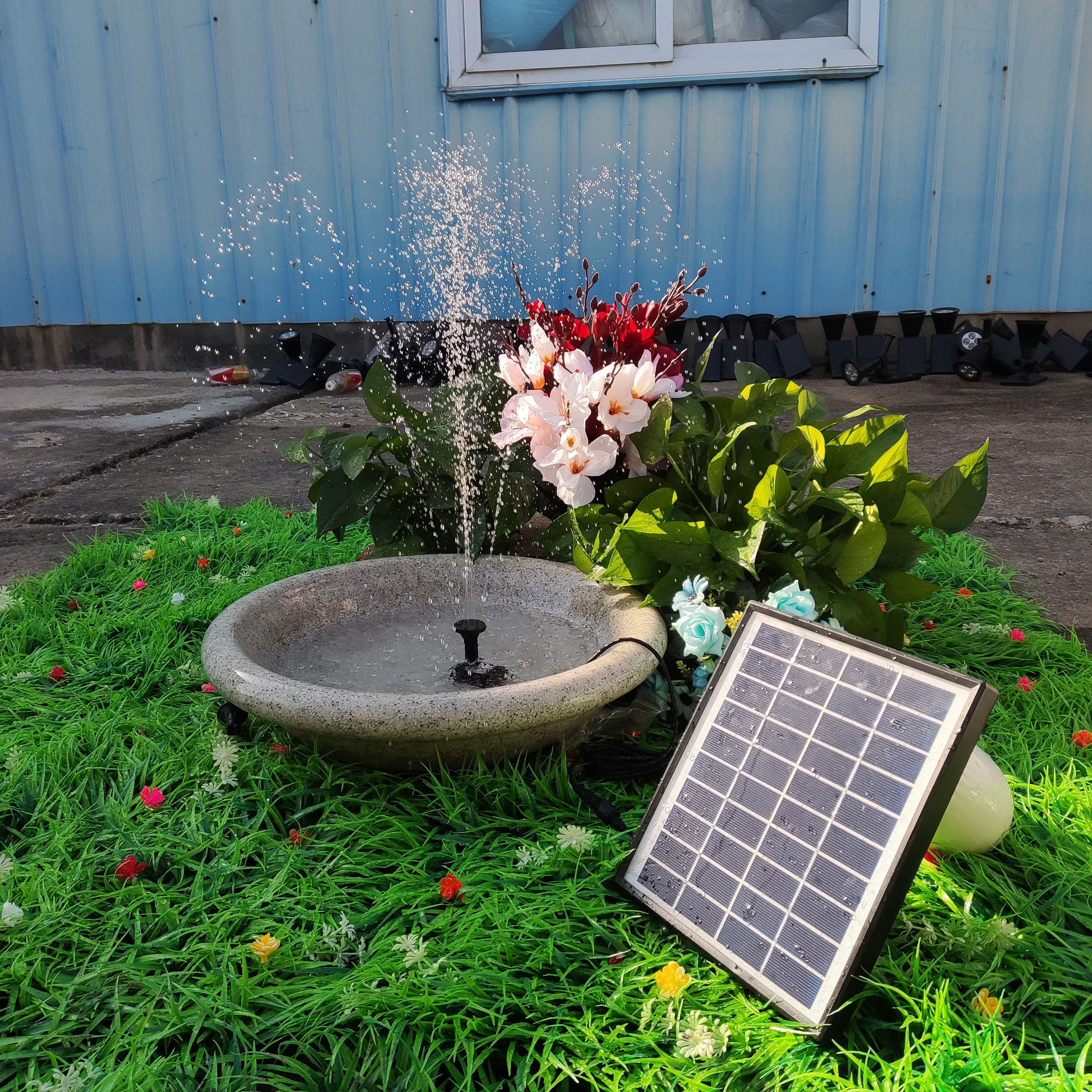 Solar Fountain, Solar Powered  - Water Pump Submersible recension och pris