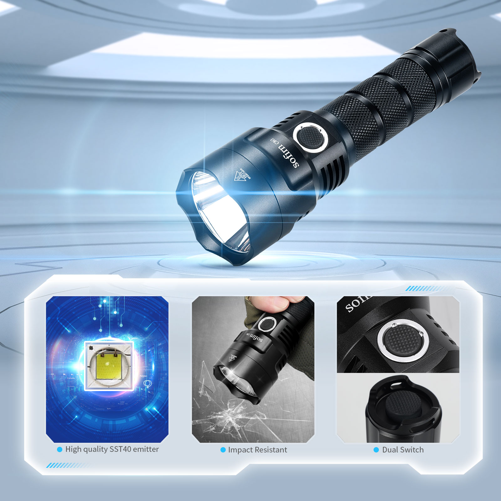 Sofirn C8G Powerful 21700 LED  - Outdoor Power Group recension och pris