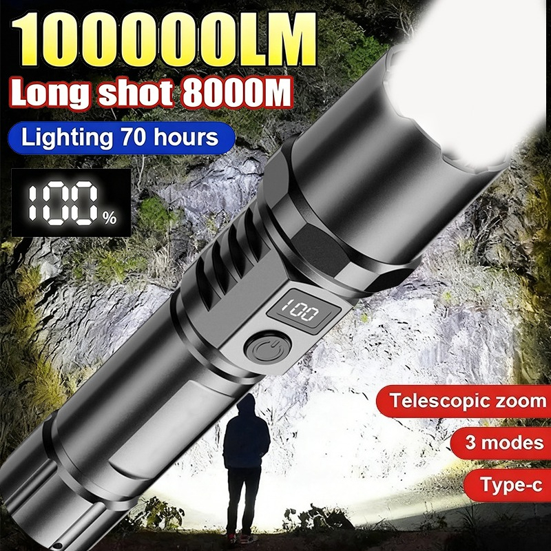 Powerful Led Handheld Flashlig - Outdoor Power For Camping recension och pris