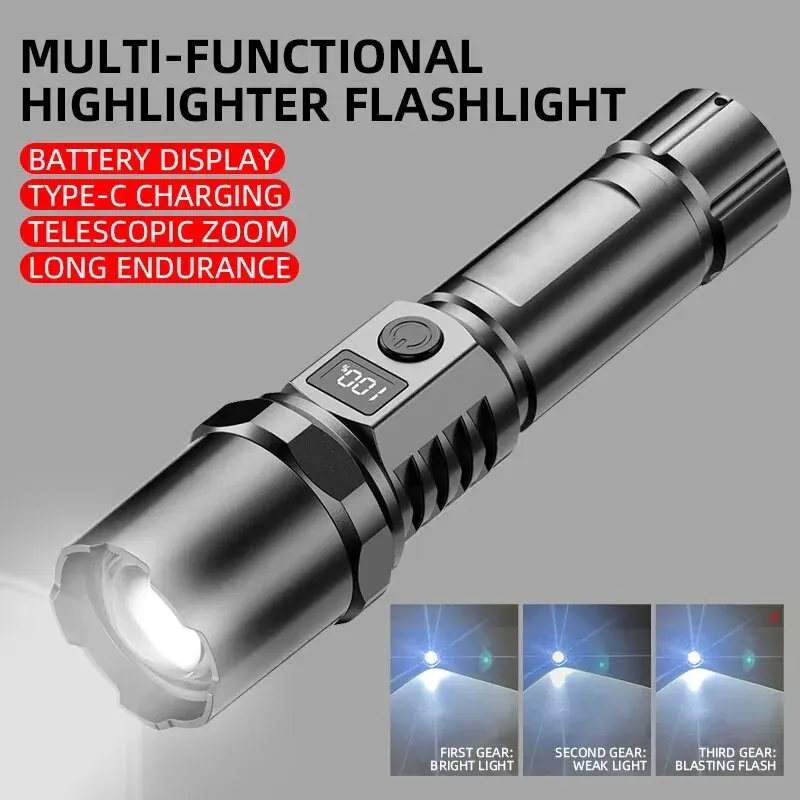Powerful Led Handheld Flashlig - Outdoor Power For Camping recension och pris