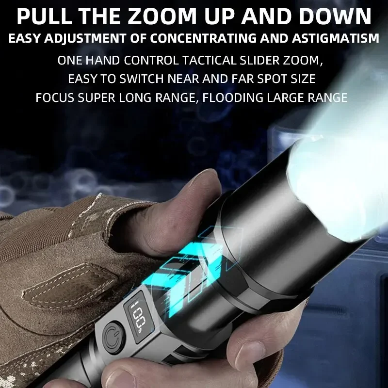 Powerful Led Handheld Flashlig - Outdoor Power For Camping recension och pris