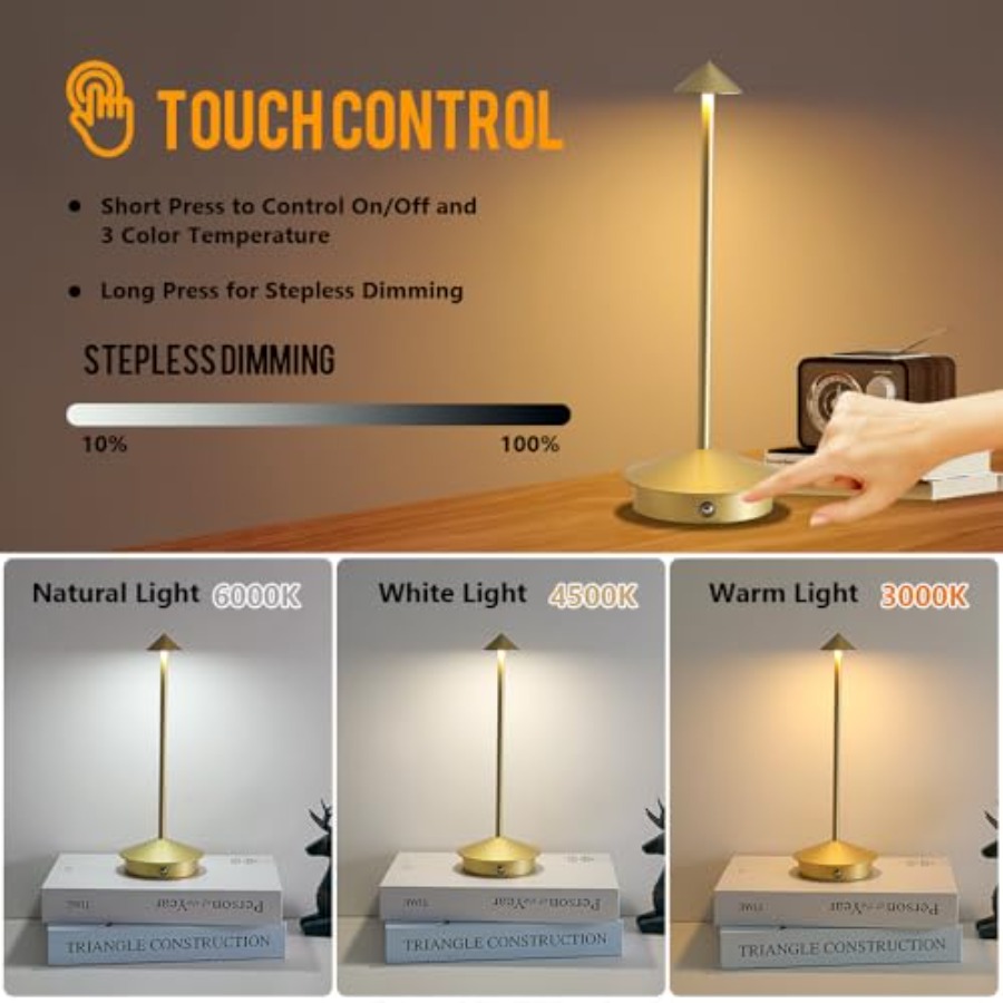 Cordless Table Lamp Set of 2,  - Ac Outdoor Power recension och pris