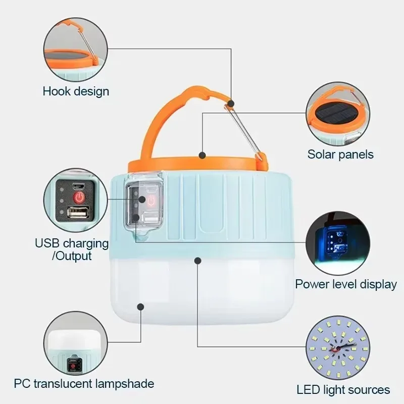 Solar Camping Lantern Recharge - Outdoor Power For Camping recension och pris
