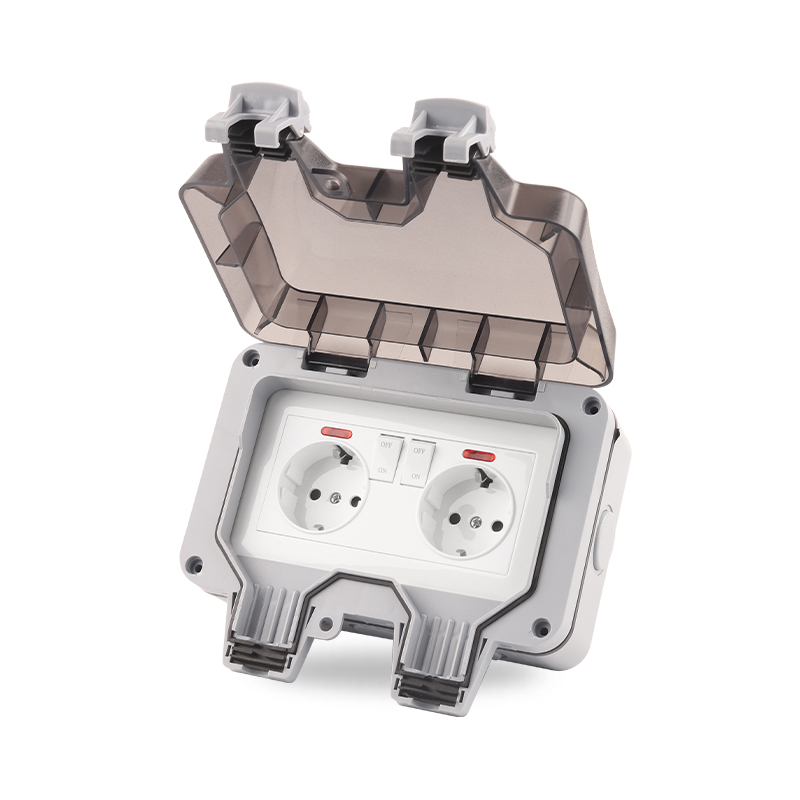 IP66 EU Germany Standard Water - Outdoor Power Outlet Waterproof recension och pris