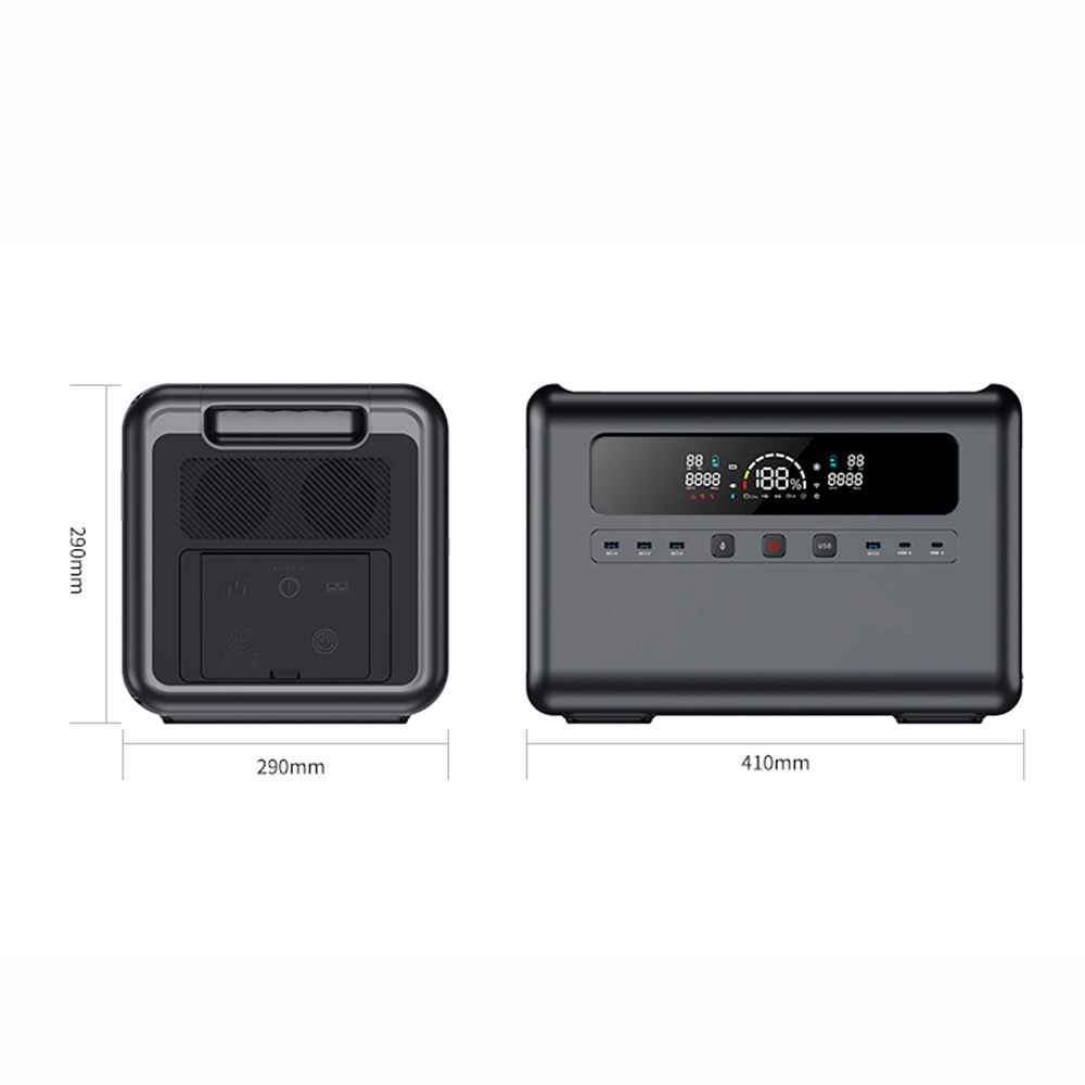 2400W Solar Power Generator, L - Outdoor Power For Camping recension och pris