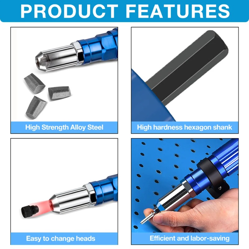 Aluminum Alloy Riveting Gun Ad - Outdoor Power Blinds recension och pris