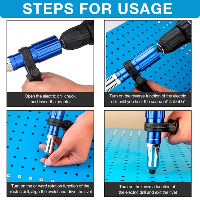 Aluminum Alloy Riveting Gun Ad - Outdoor Power Blinds recension och pris