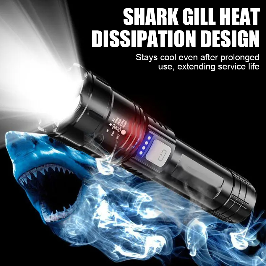 High Power P50 LED Flashlight  - Outdoor Power For Camping recension och pris