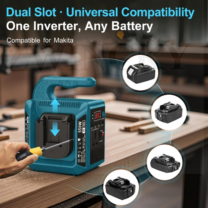 550w Portable Power SUPPLY INV - Ac Outdoor Power recension och pris