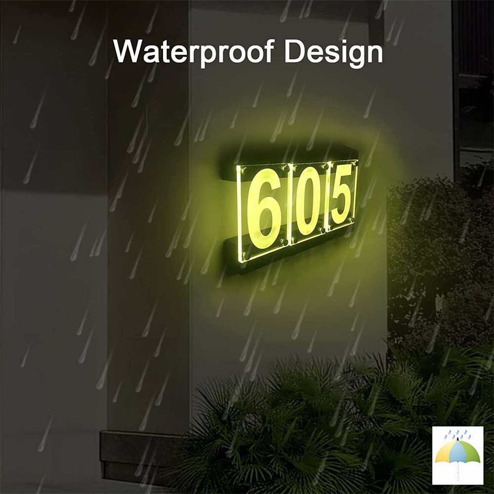 Solar Powered RGB Color House  - Outdoor Power Number recension och pris