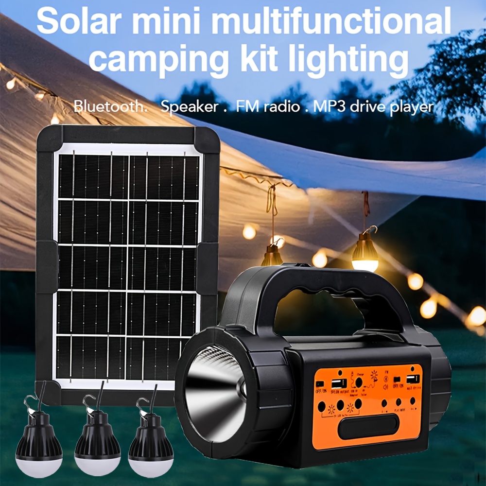 Solar Rechargeable Camping Lig - Outdoor Power For Camping recension och pris