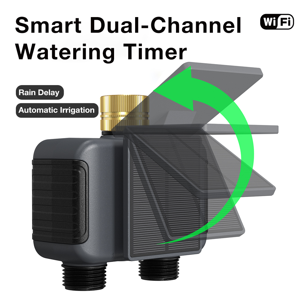 Solar-Powered WiFi Irrigation  - Power Zone Outdoor Timer recension och pris