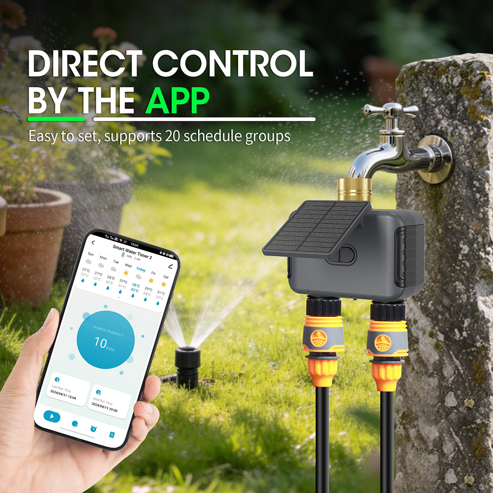 Solar-Powered WiFi Irrigation  - Power Zone Outdoor Timer recension och pris