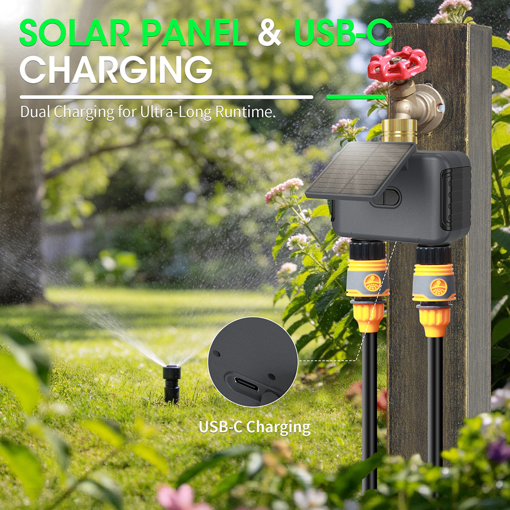 Solar-Powered WiFi Irrigation  - Power Zone Outdoor Timer recension och pris