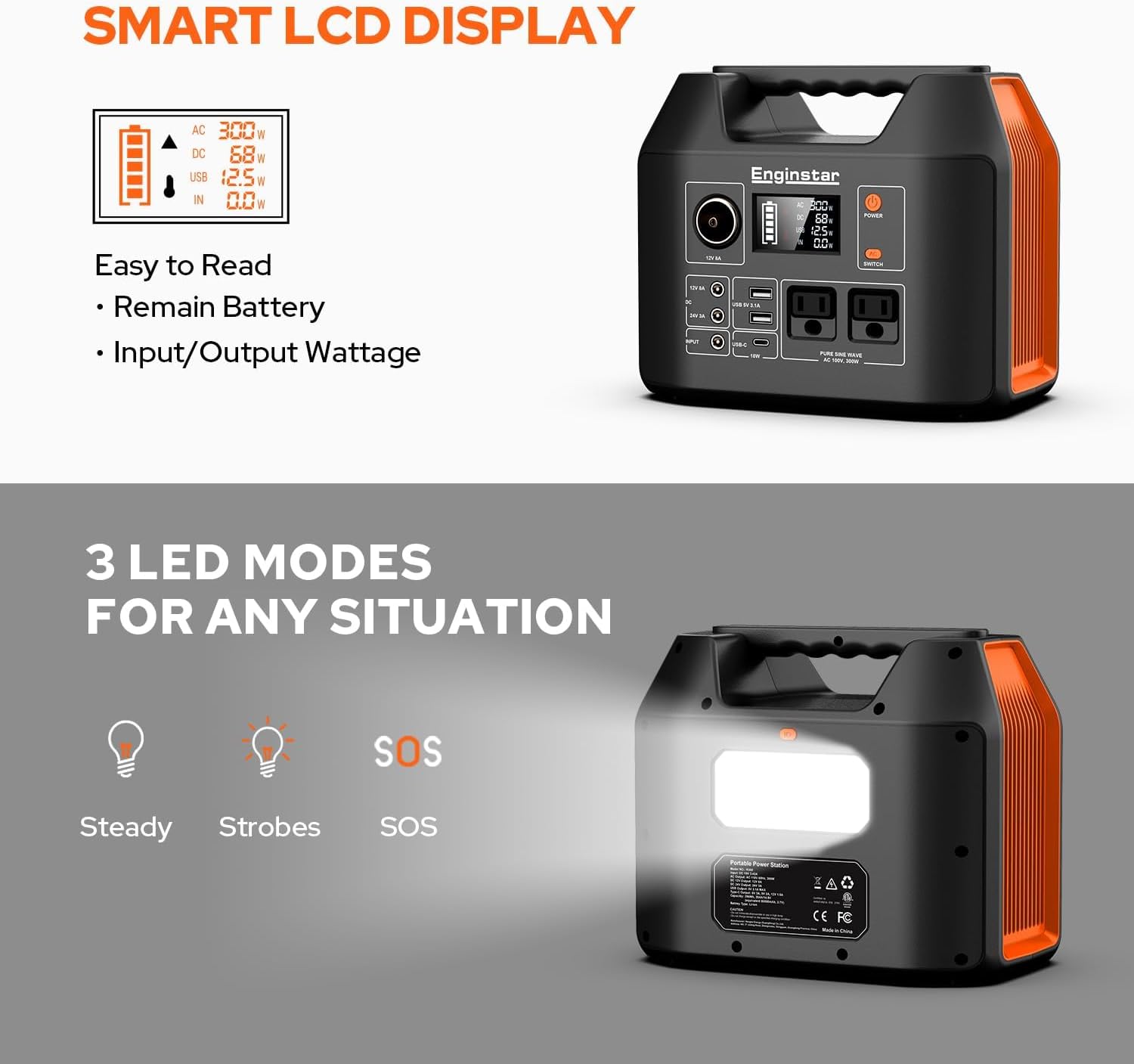 Portable Power Station 300W 29 - Ac Outdoor Power recension och pris