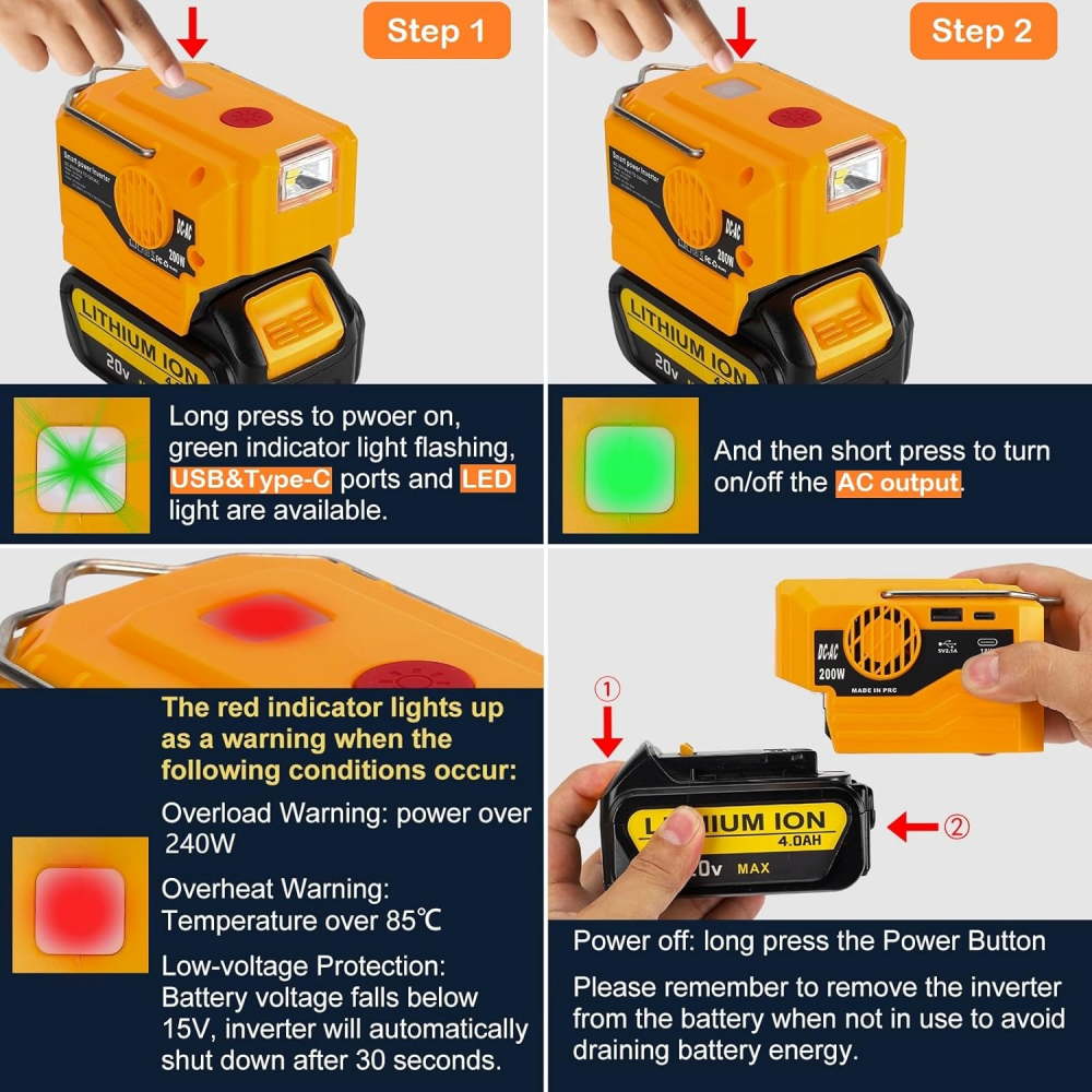 AC 110~220V Inverter Generator - Ac Outdoor Power recension och pris