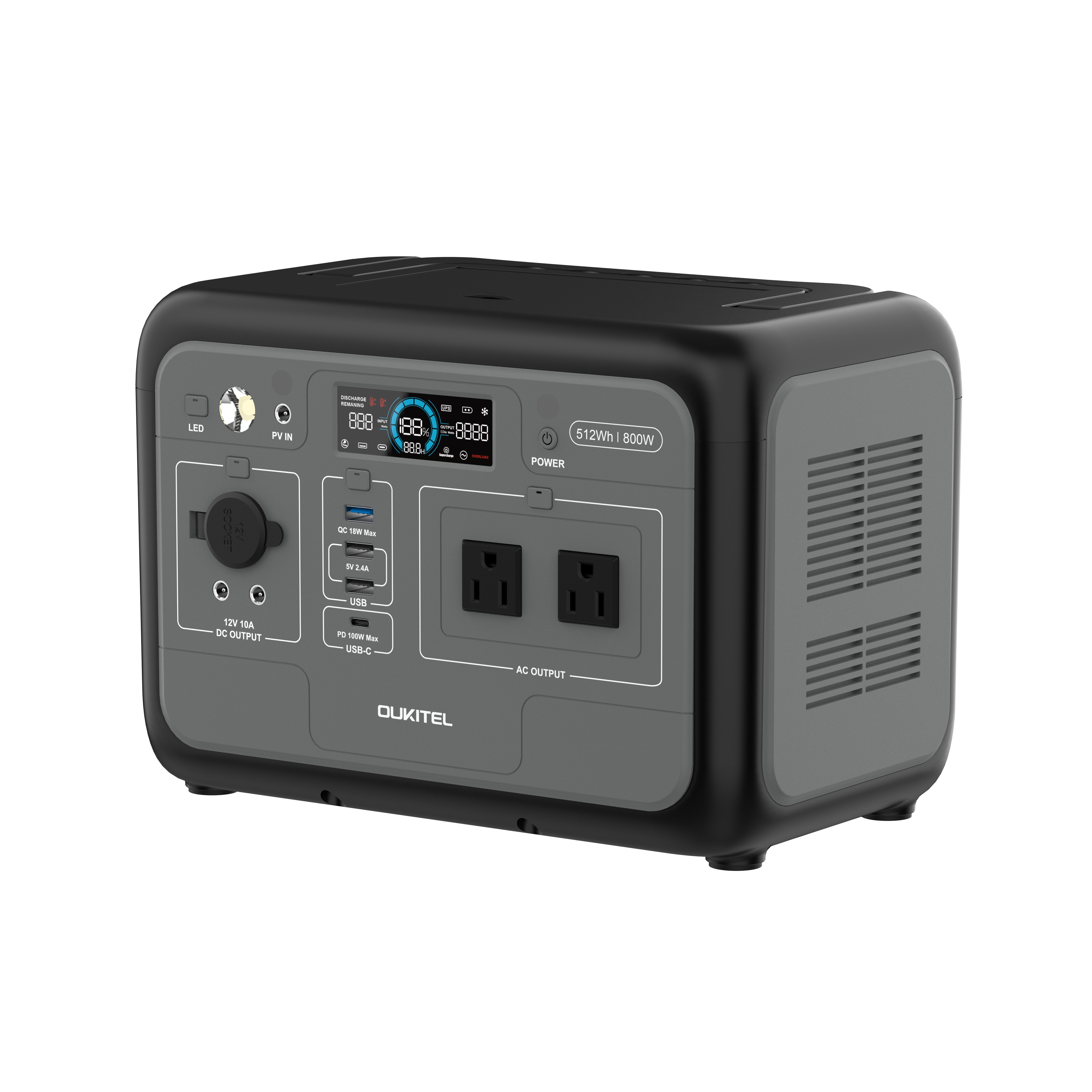 800W LiFePO4 Portable Power St - Outdoor Power For Camping recension och pris