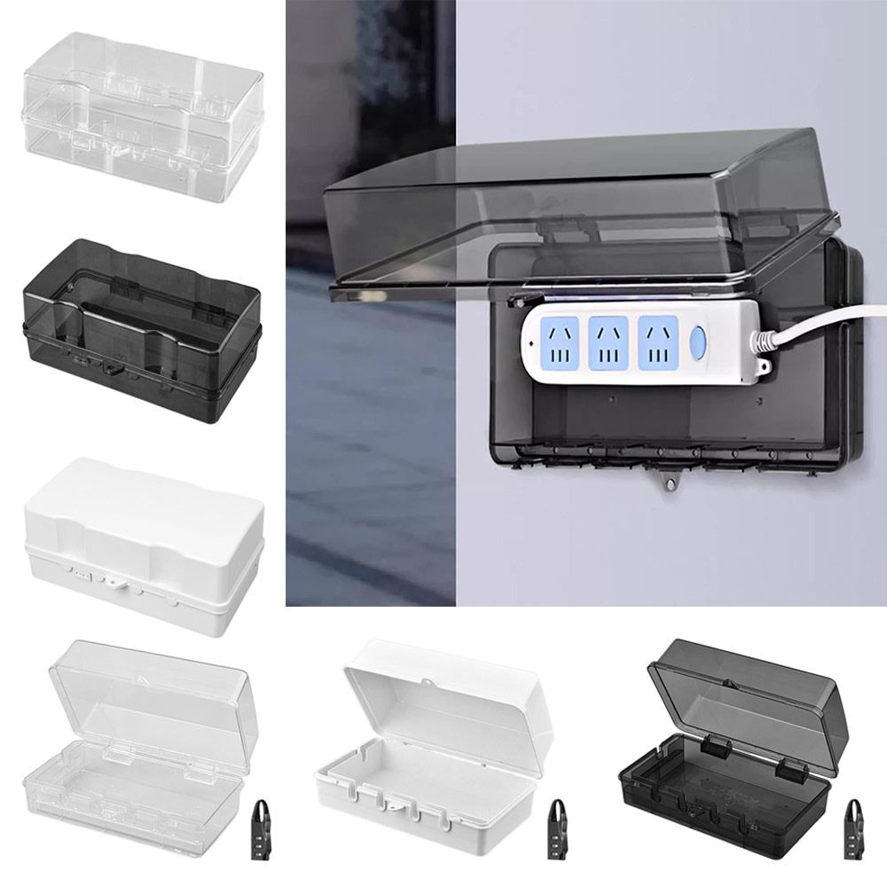 Portable Plastic Plug Box Anti - Outdoor Power Outlet Waterproof recension och pris