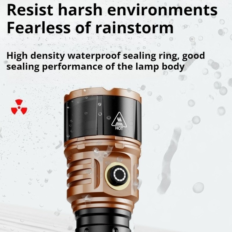 Strong Light High Power LED Fl - Outdoor Power For Camping recension och pris