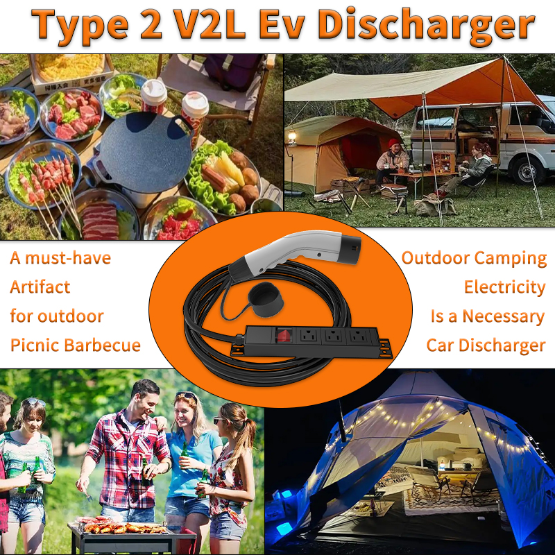WUFEN Portable Type 2 V2L Cabl - Ac Outdoor Power recension och pris