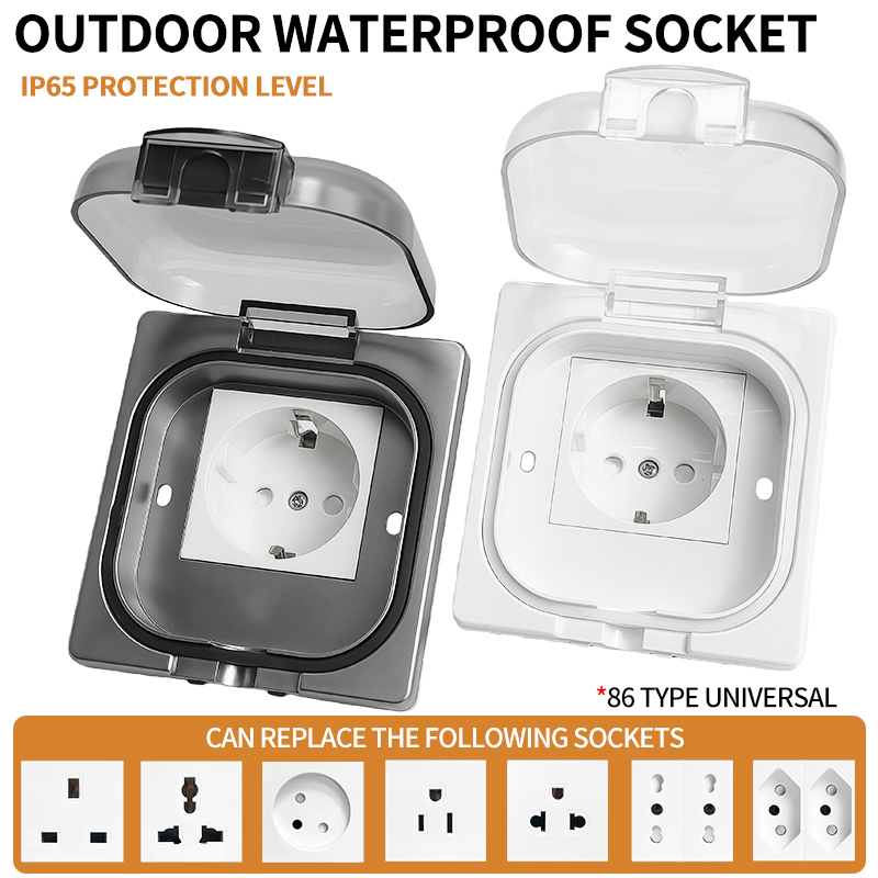 IP65 Waterproof Outdoor Socket - Outdoor Power Outlet Waterproof recension och pris
