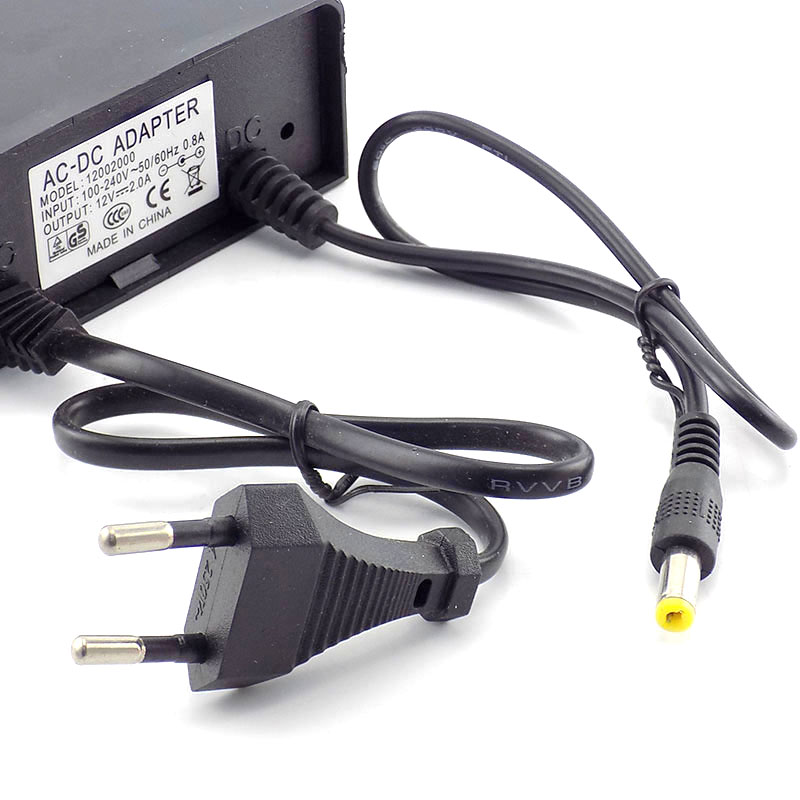 AC/DC 12V 2A 2000ma CCTV camer - Ac Outdoor Power recension och pris