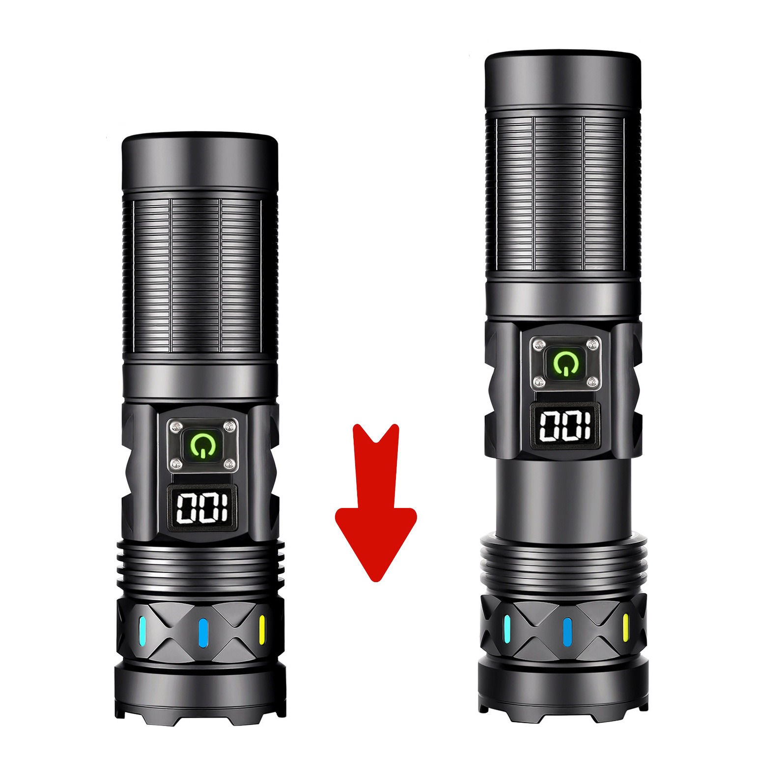 High Power LED Flashlight Tele - Outdoor Power For Camping recension och pris
