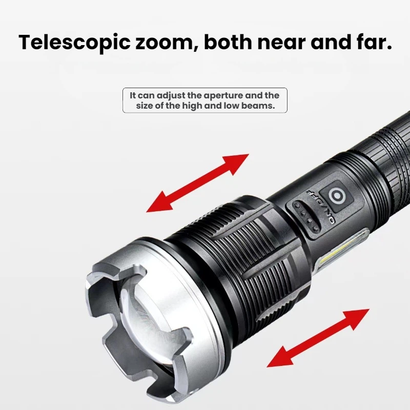 High-power LED Flashlight Tele - Outdoor Power For Camping recension och pris