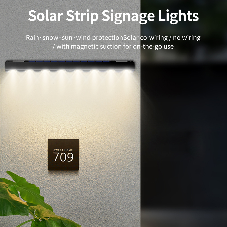 Outdoor Solar LED Address Ligh - Outdoor Power Number recension och pris