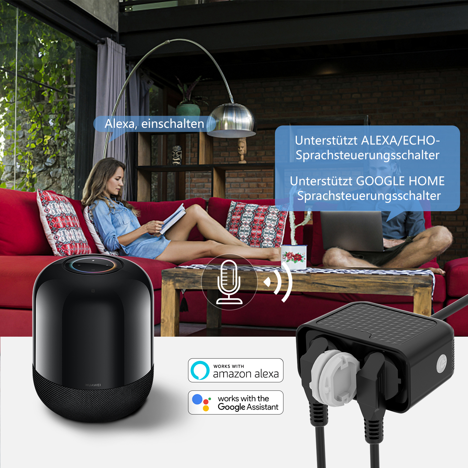 Eu WIFI smart outdoor power so - Outdoor Power Outlet Waterproof recension och pris